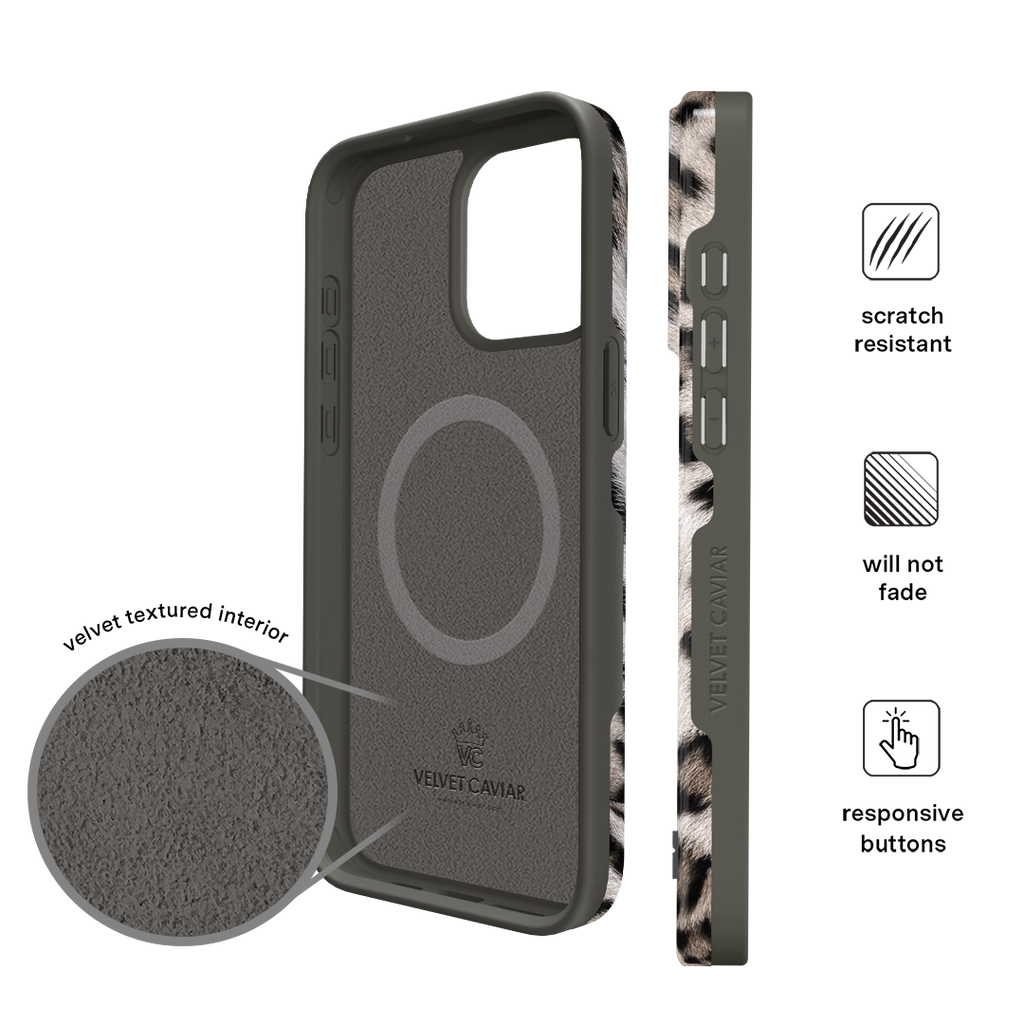 Arctic Leopard iPhone Case