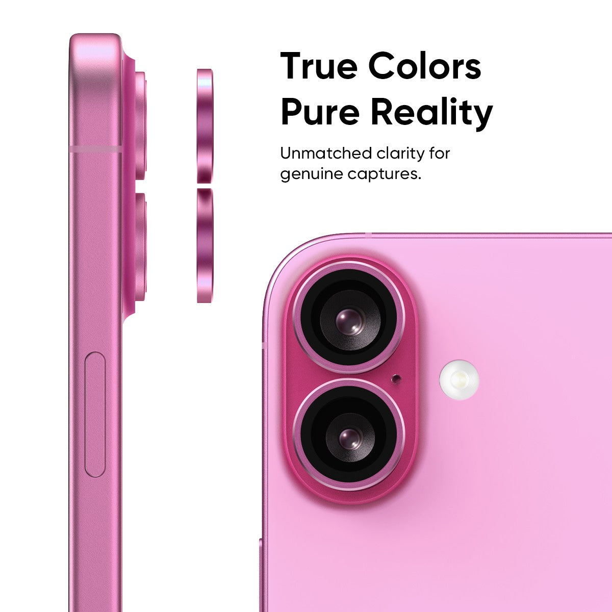 NanoArmour Camera Protector Anti Reflective – iPhone 16 / iPhone 16 Plus (5 Colors)