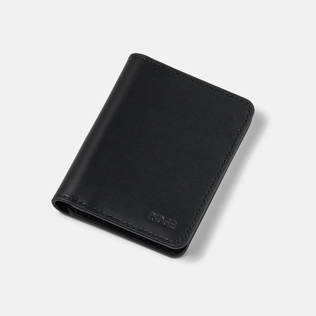 Daily Writer Kit - Bifold - Midnight Black Leather