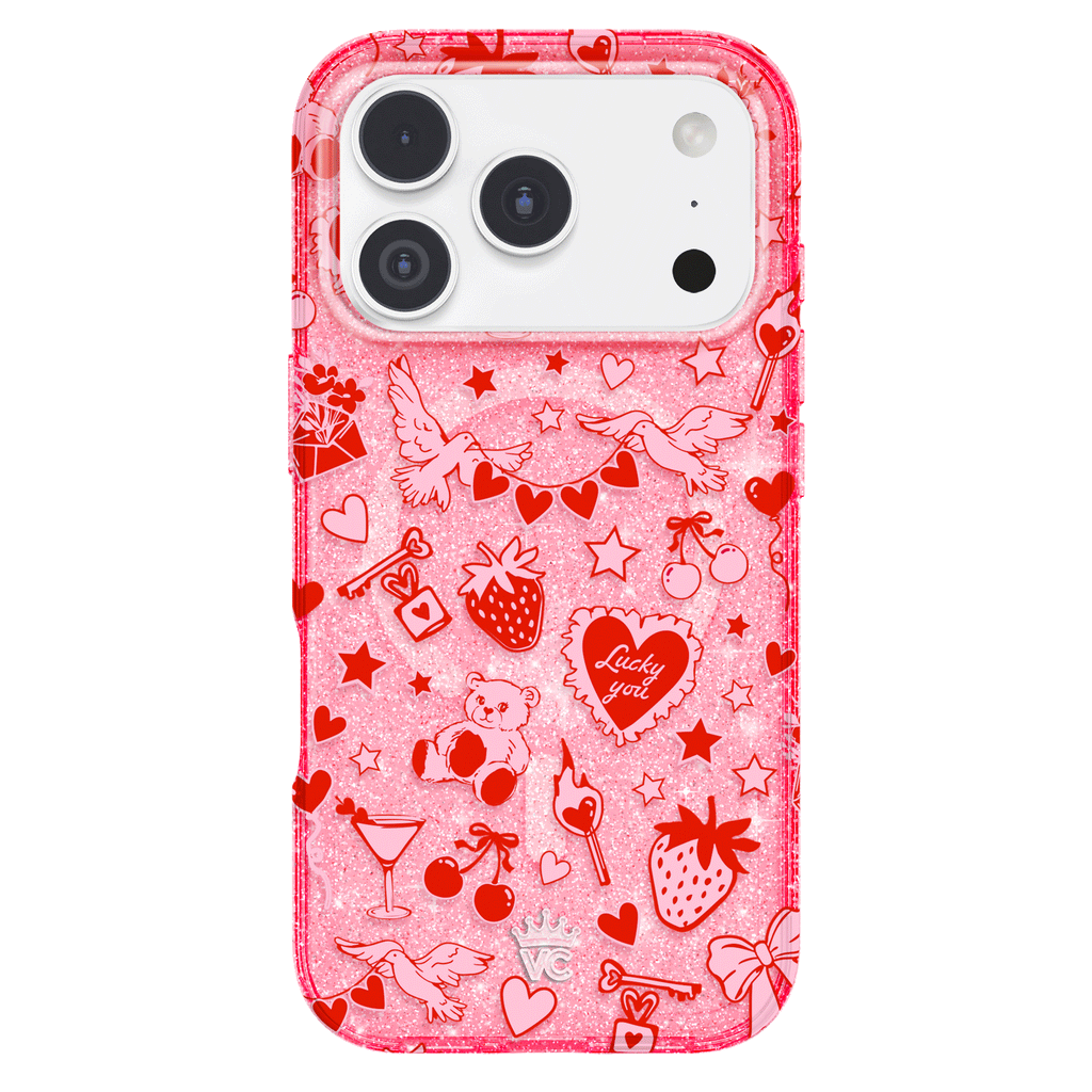 Be Mine Glitter iPhone Case