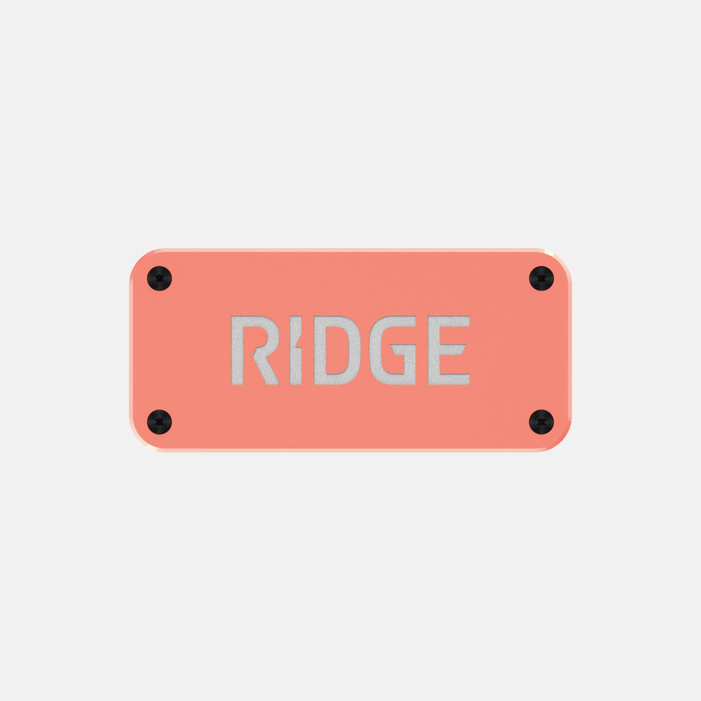 Ridge Logo Plate - Just Peachy
