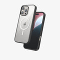 FLOLAB Surtect Tri-Fusion MagSafe Compatible Case – iPhone 16 Series (Black Clear)