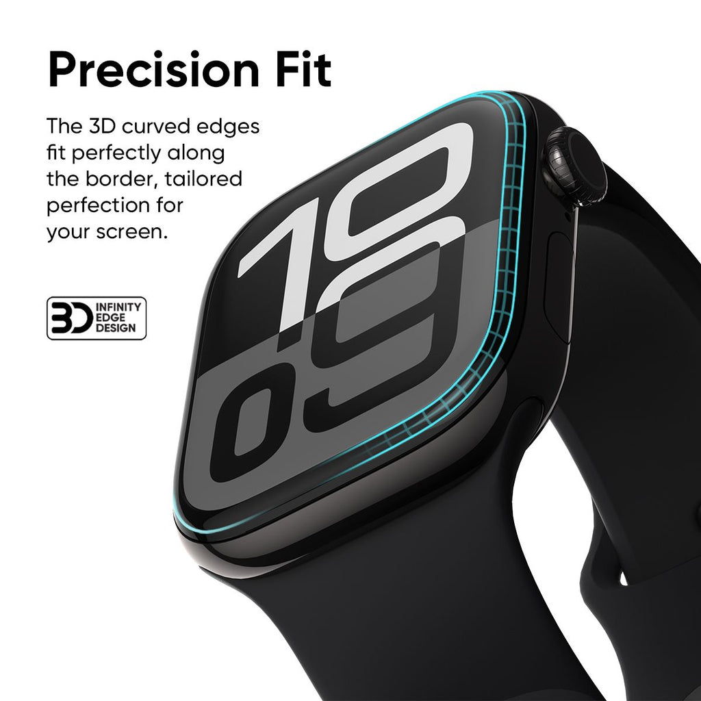 Hybrid Glass NanoArmour for Apple Watch Series 11 / Series 10 Screen Protector