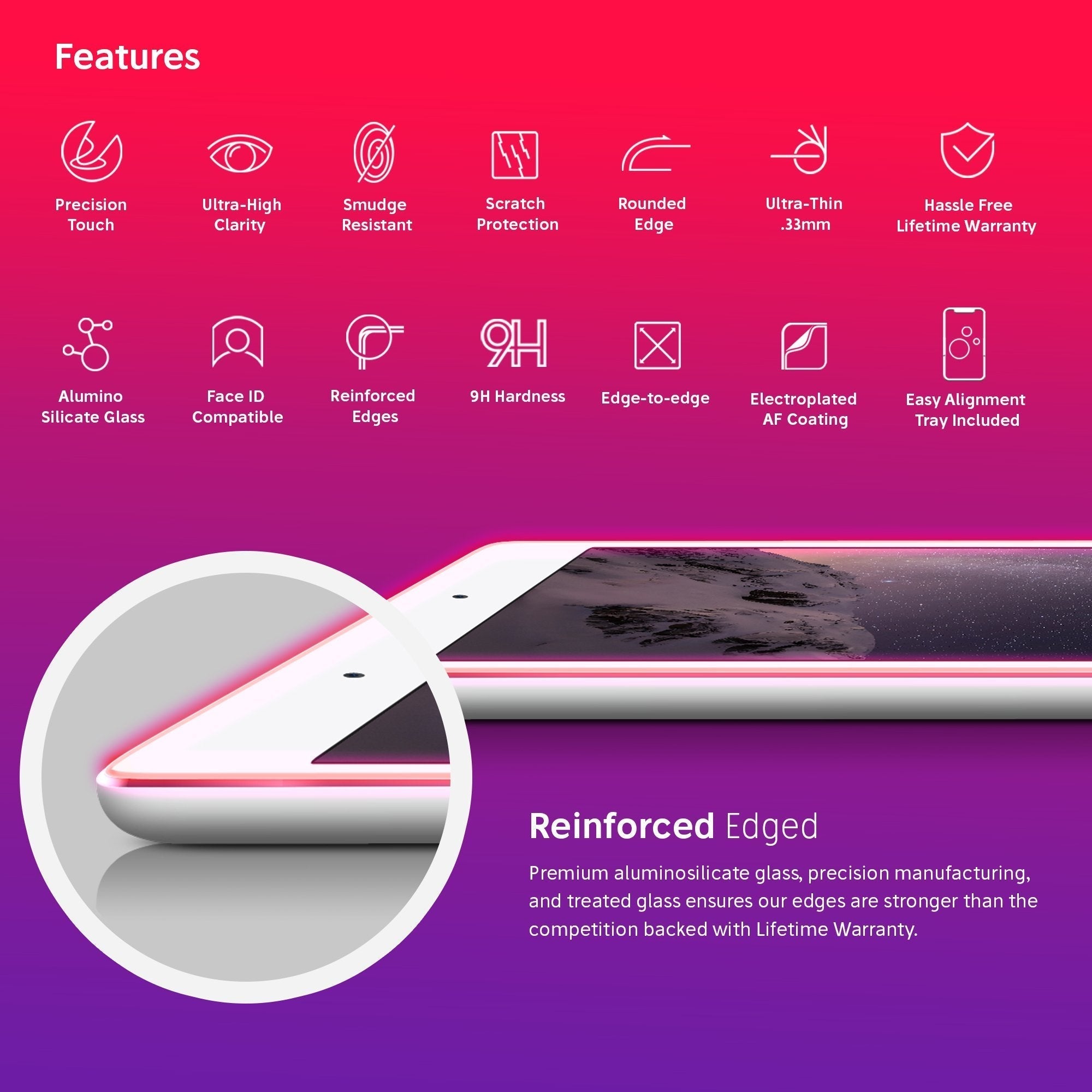 NanoArmour for 9.7-inch iPad air 2 / 1 Screen Protector