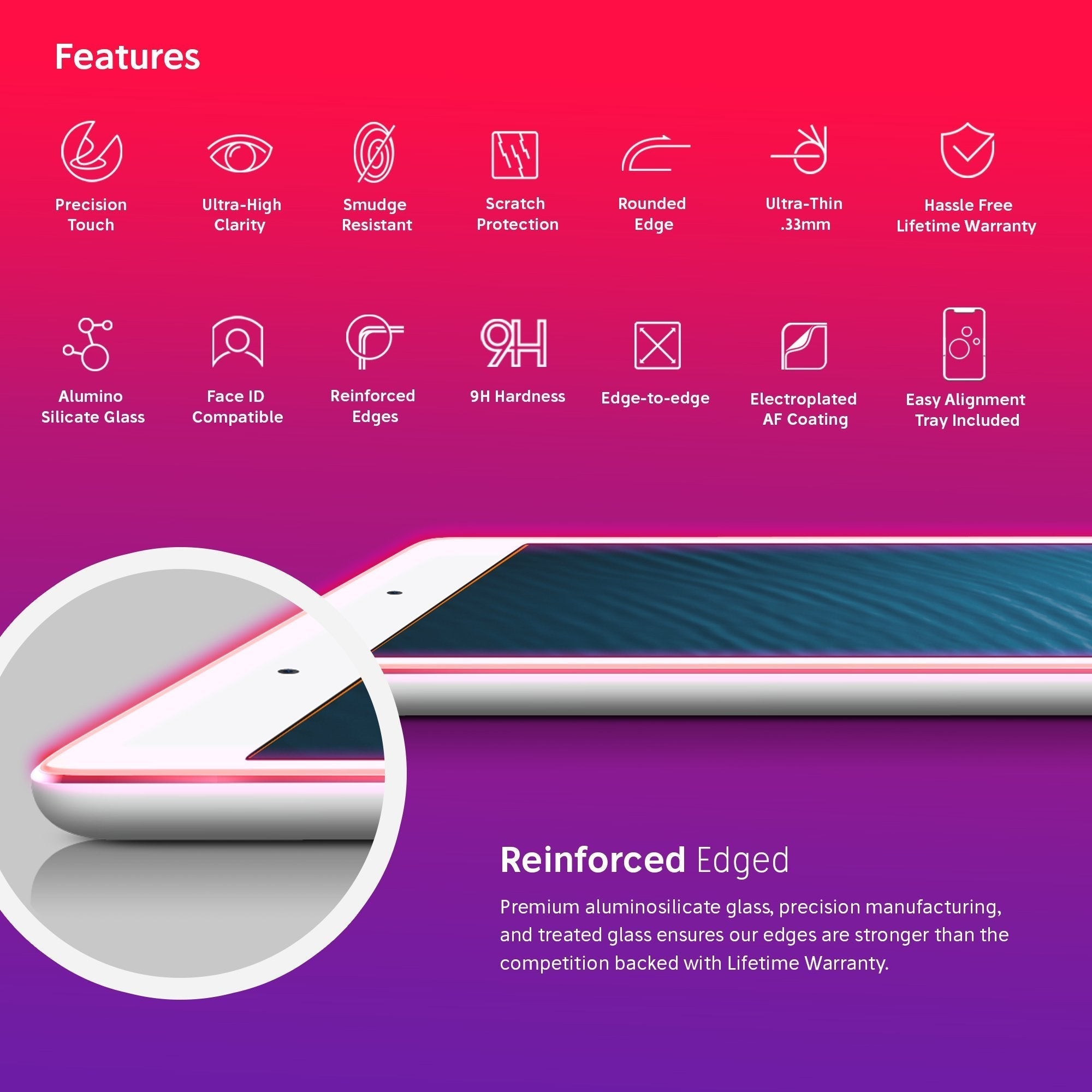 NanoArmour 10.1-inch for iPad 4 / 3 / 2  Screen Protector