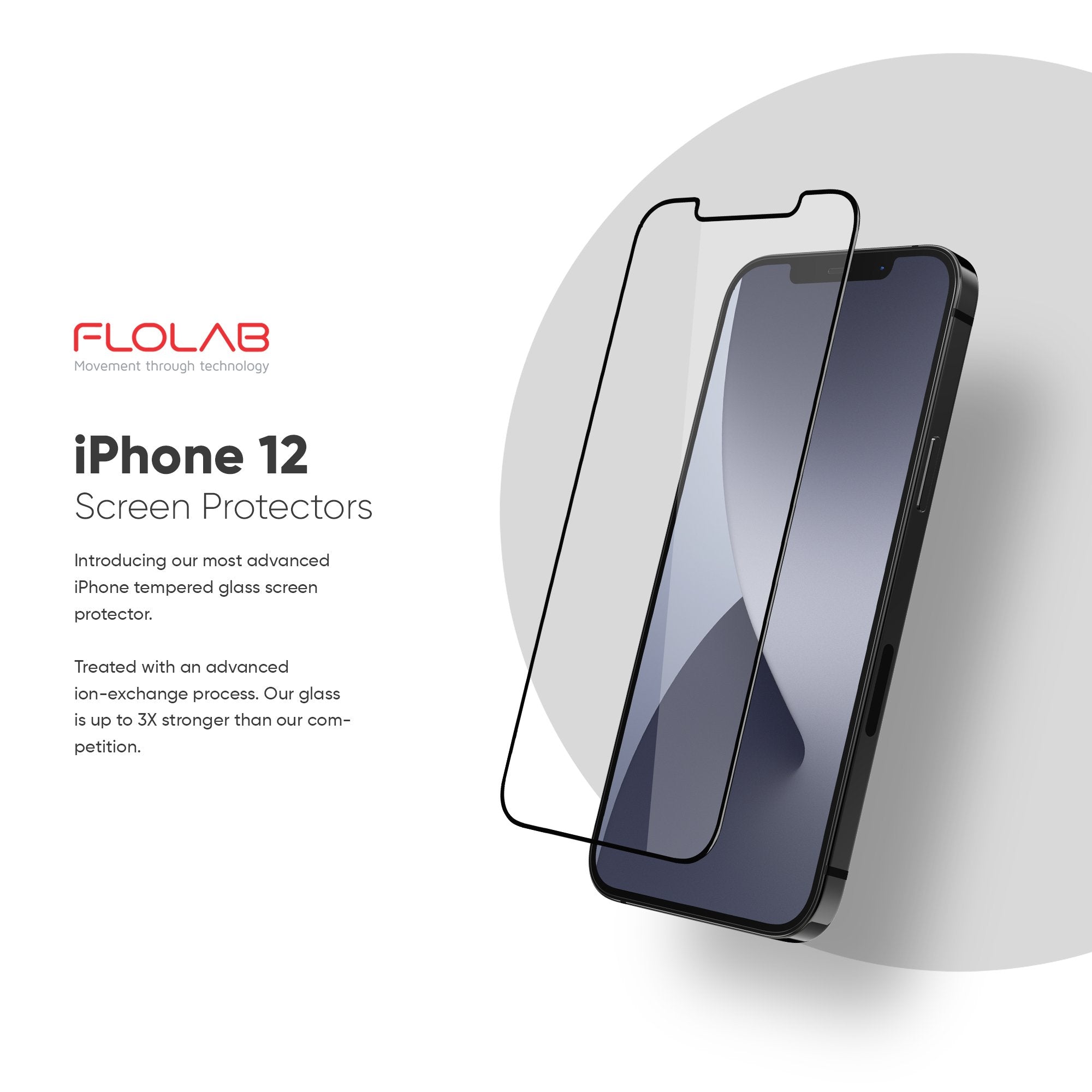 NanoArmour Best Screen Protector for iPhone 12 Edge-to-Edge