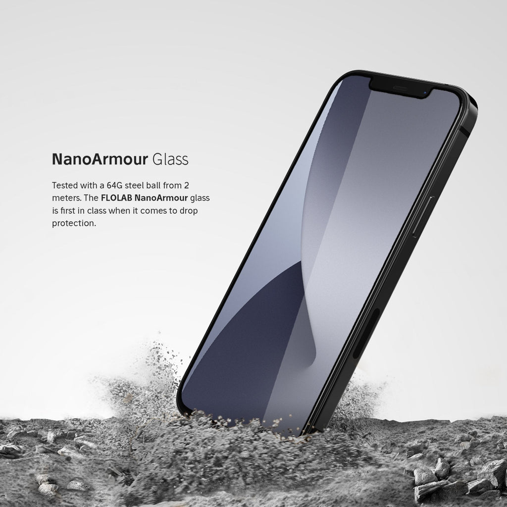 NanoArmour Anti-Microbial Best Screen Protector for iPhone 12 Pro Max