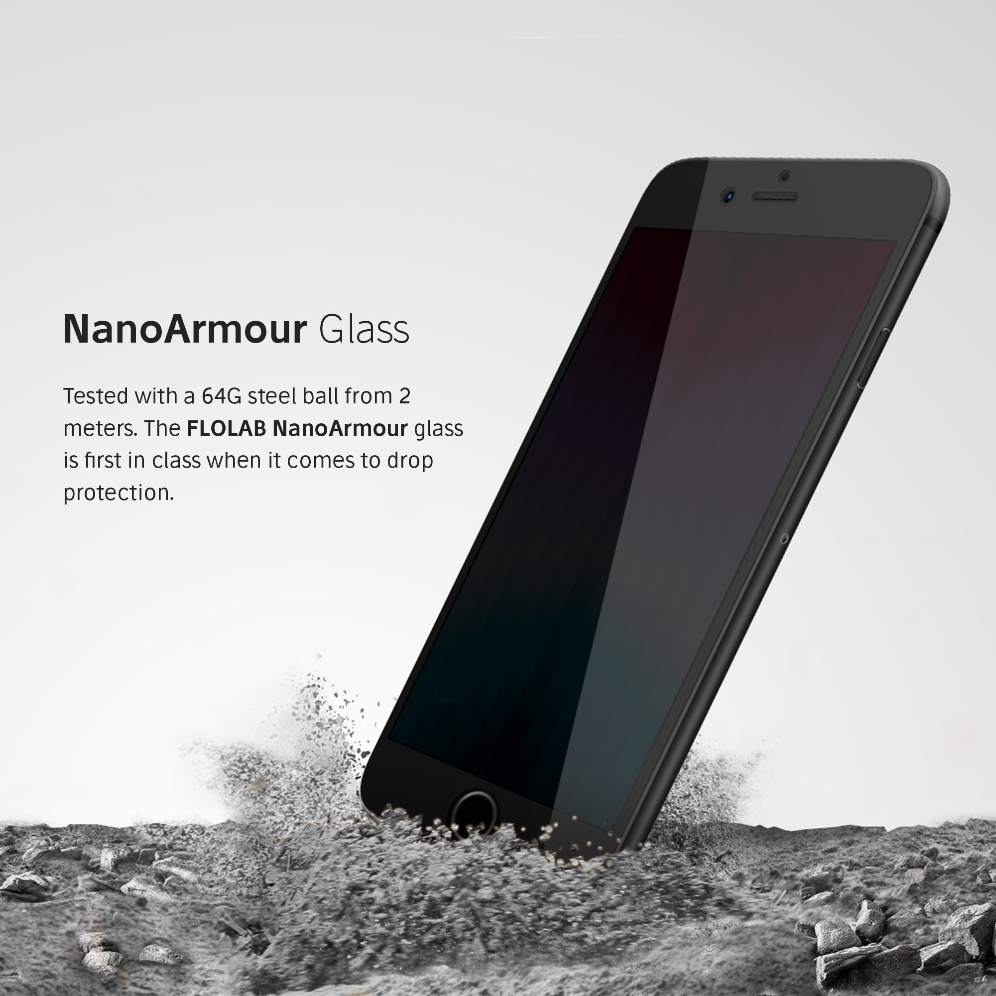 NanoArmour (2020) Best for iPhone SE Privacy Screen Protector Edge-to-Edge