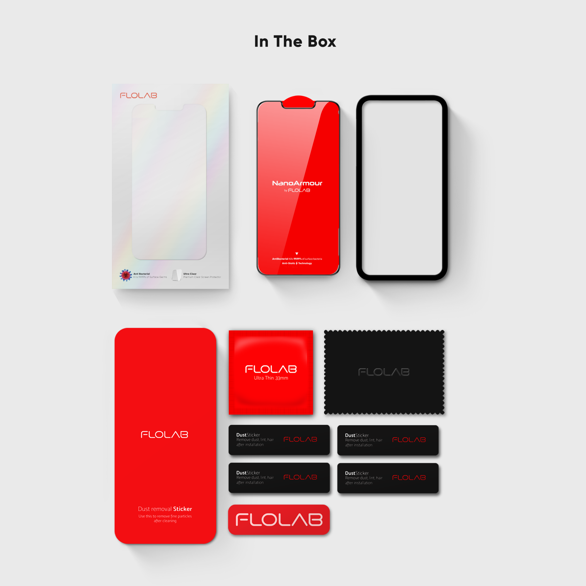NanoArmour for iPhone 13 Pro Max Screen Protector Anti-Dust Edge-to-Edge