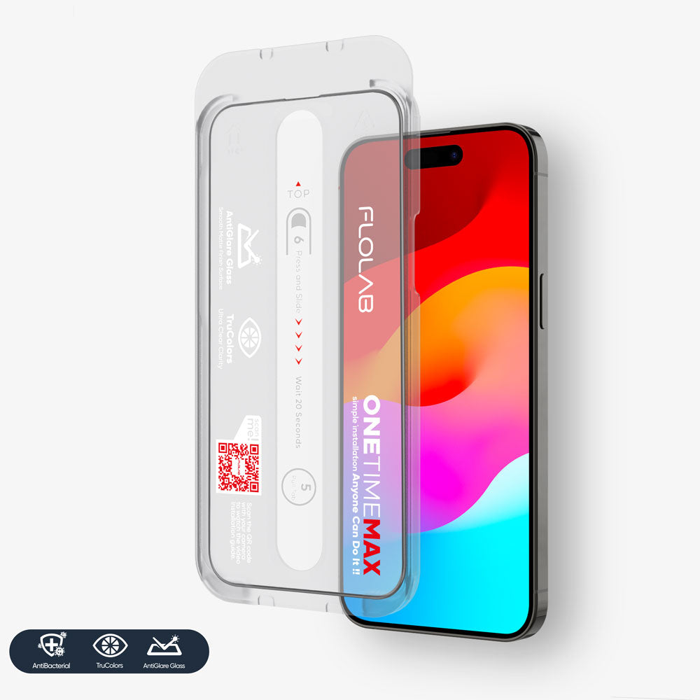 NanoArmour ONETIME MAX Matte Anti-Glare Infinity Edge – iPhone 15 Series