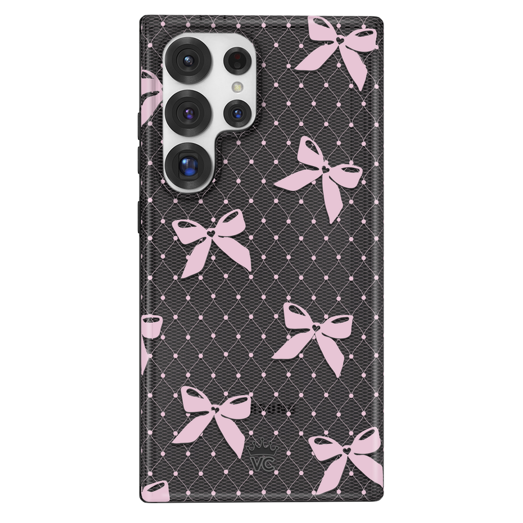 Lacy Pink Bows Samsung Case