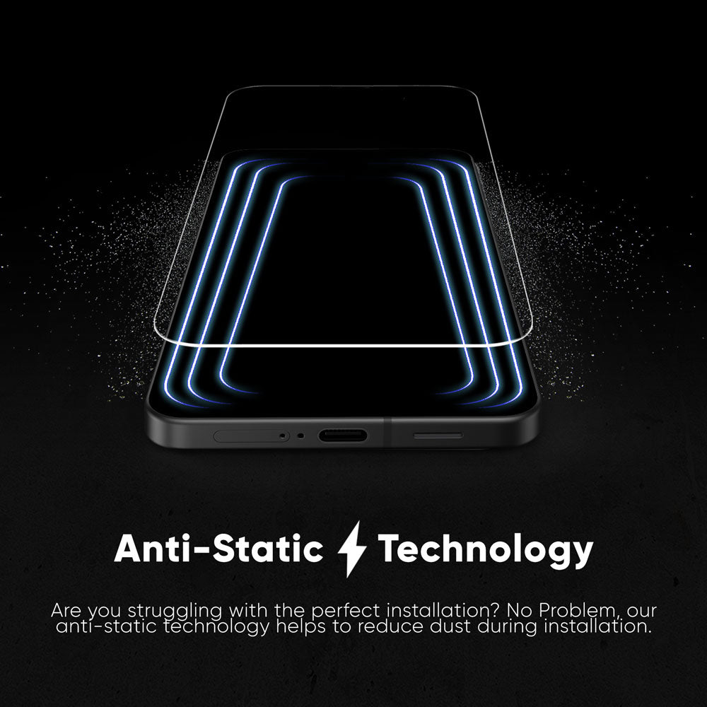 FLOLAB ONETIME NanoArmour 2-Pack Ultra Clear Screen Protector – Samsung Galaxy S25 (Compatible with S24)