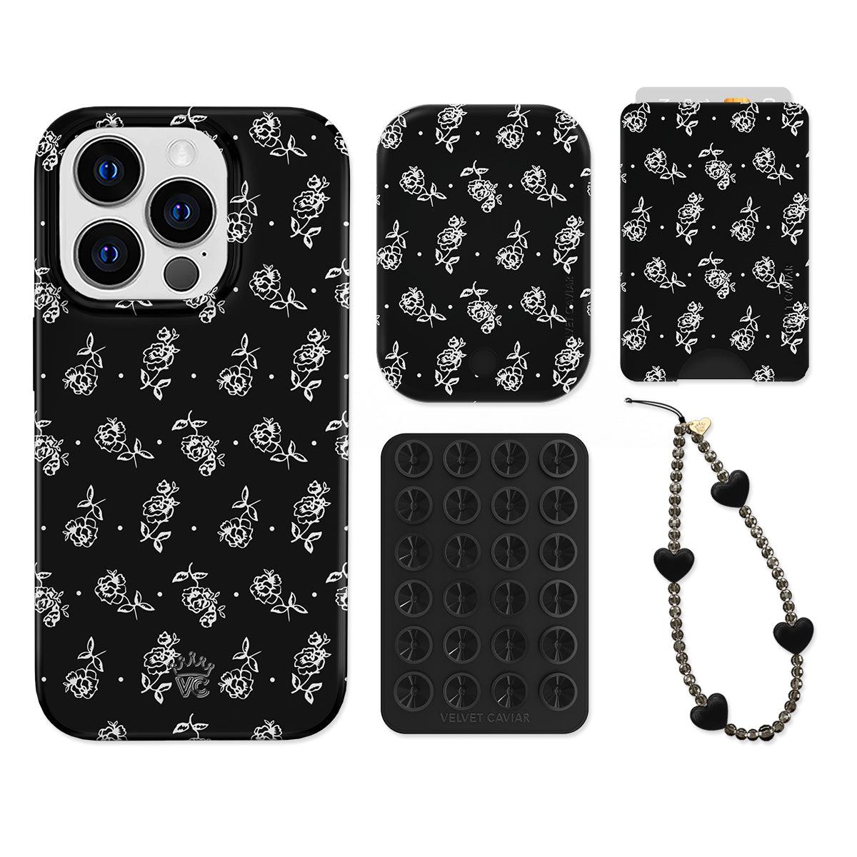 Vintage Roses iPhone Bundle Set - Wallet