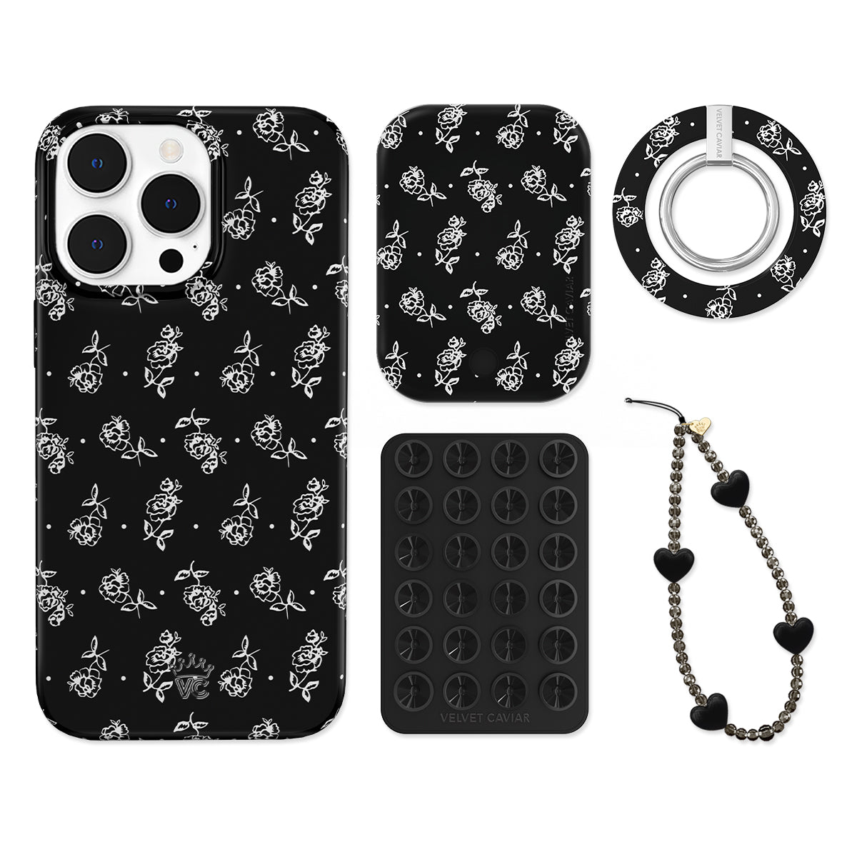 Vintage Roses iPhone Bundle Set - Grip
