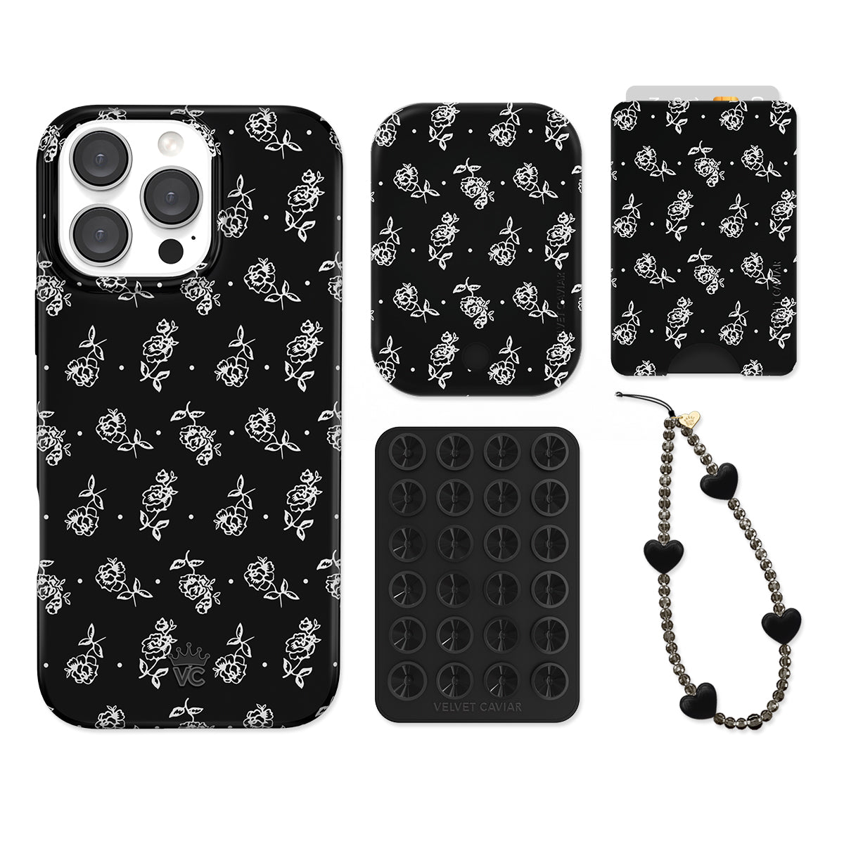 Vintage Roses iPhone Bundle Set - Wallet