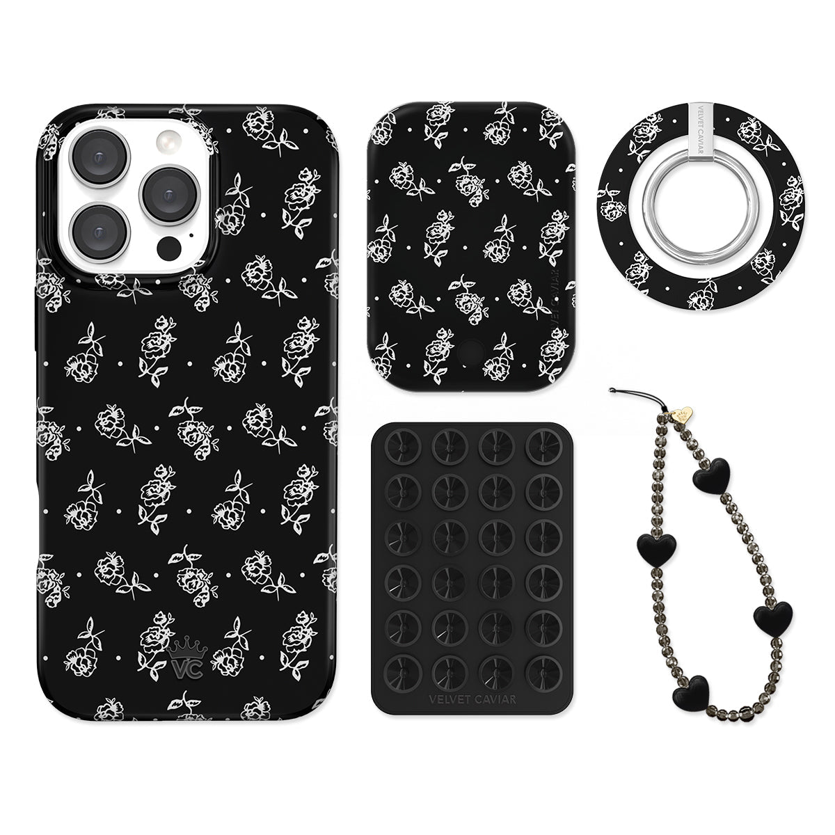 Vintage Roses iPhone Bundle Set - Grip