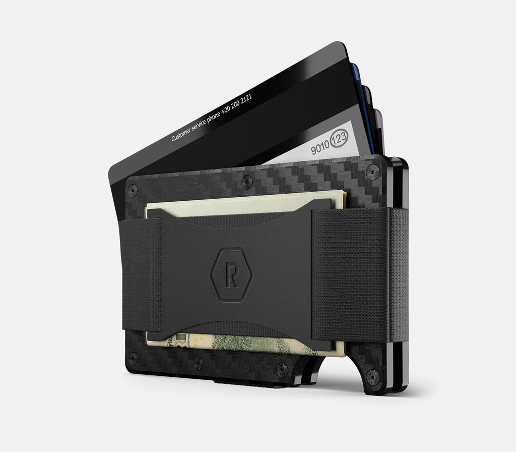 Ridge Wallet - Carolina Panthers - Carbon Fiber 3k