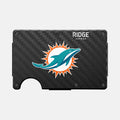 Ridge Wallet - Miami Dolphins - Carbon Fiber 3k