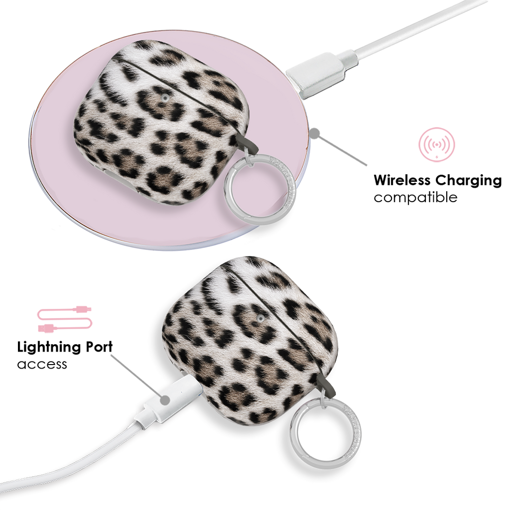 Arctic Leopard AirPod Case