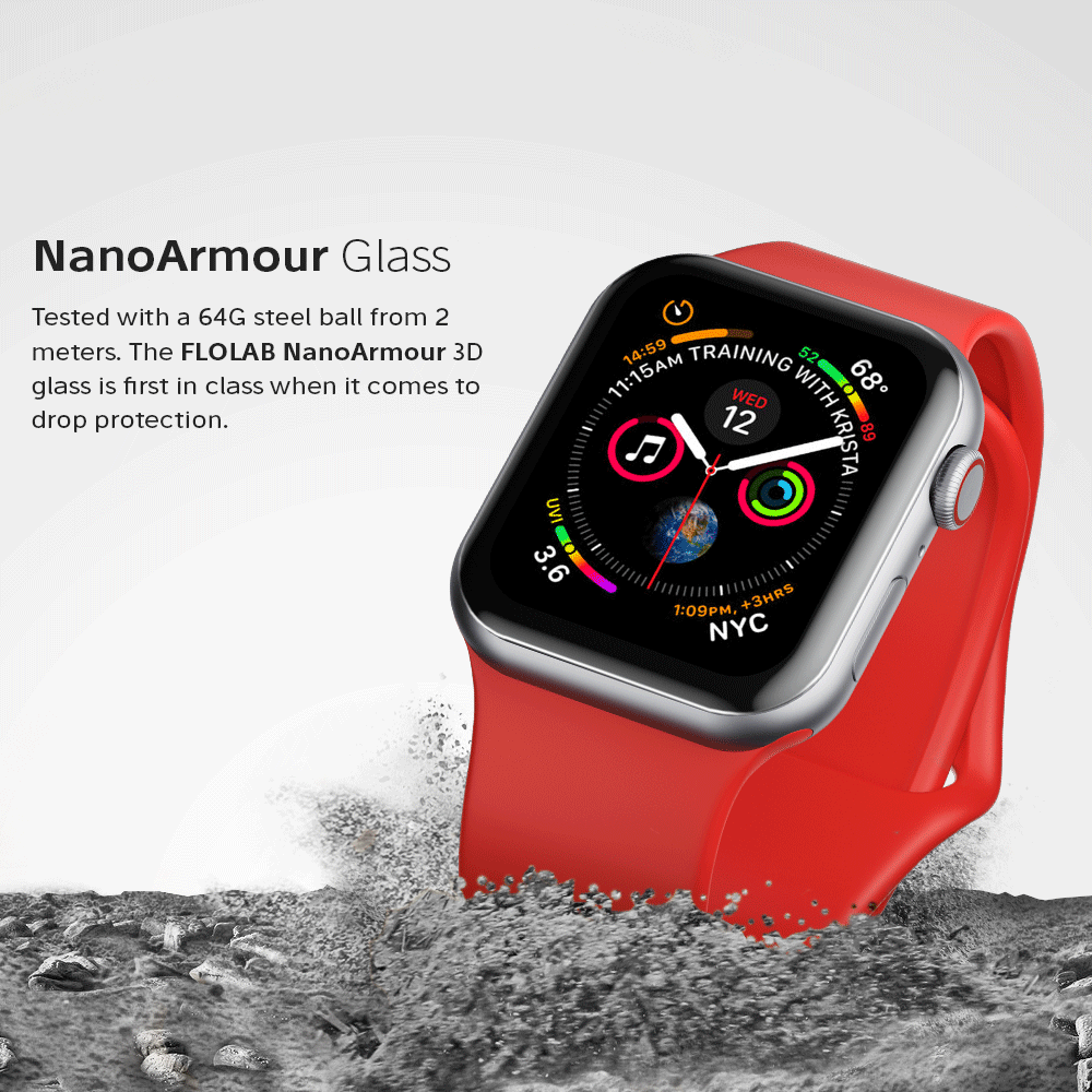 NanoArmour for Apple Watch SE Screen Protector (Gen 1-3)
