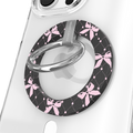Lacy Pink Bows MagSafe Grip Ring