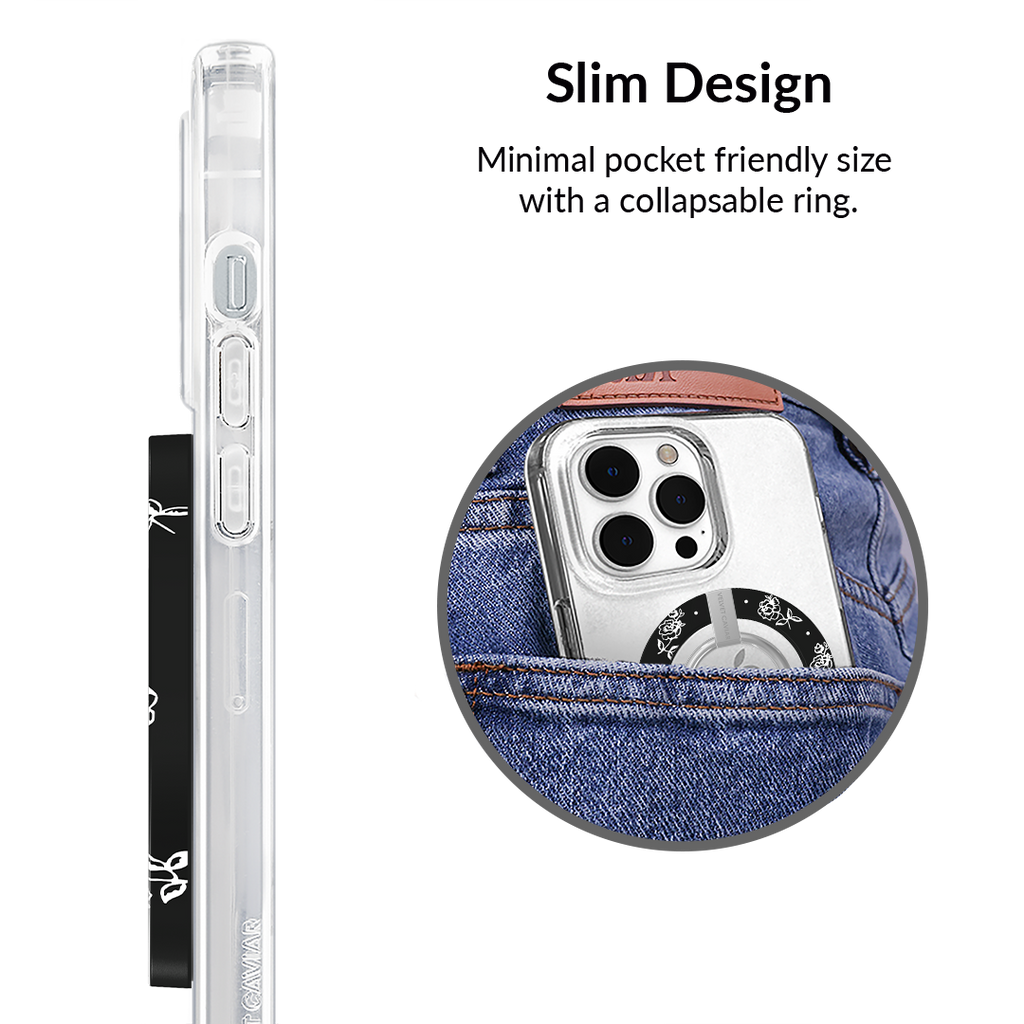 Vintage Roses MagSafe Grip Ring
