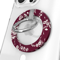 French Burgundy Floral MagSafe Grip Ring