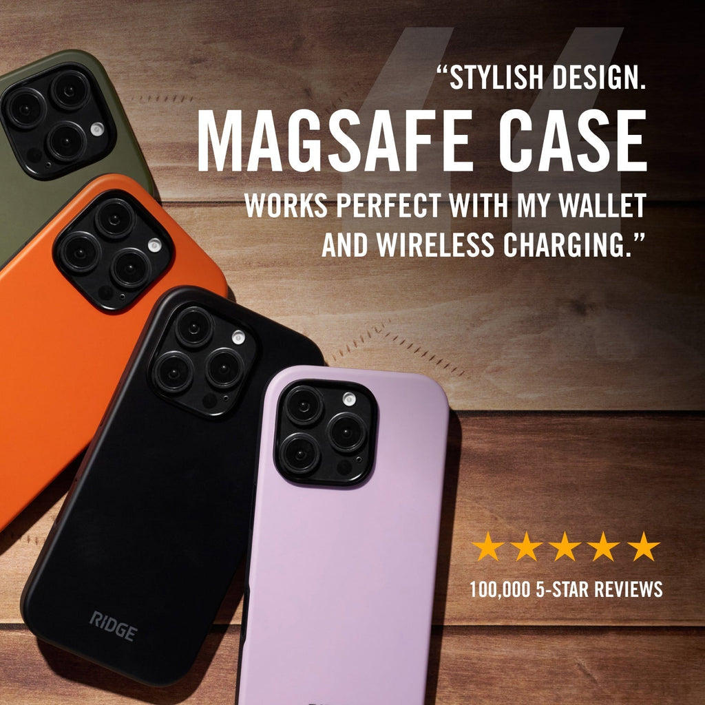 Everyday Phone Case - iPhone 16 Pro - Midnight Black Leather