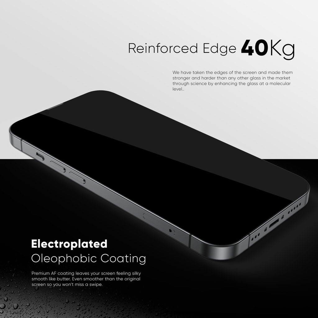 NanoArmour for Privacy Screen iPhone 13 Pro Max Edge-to-Edge