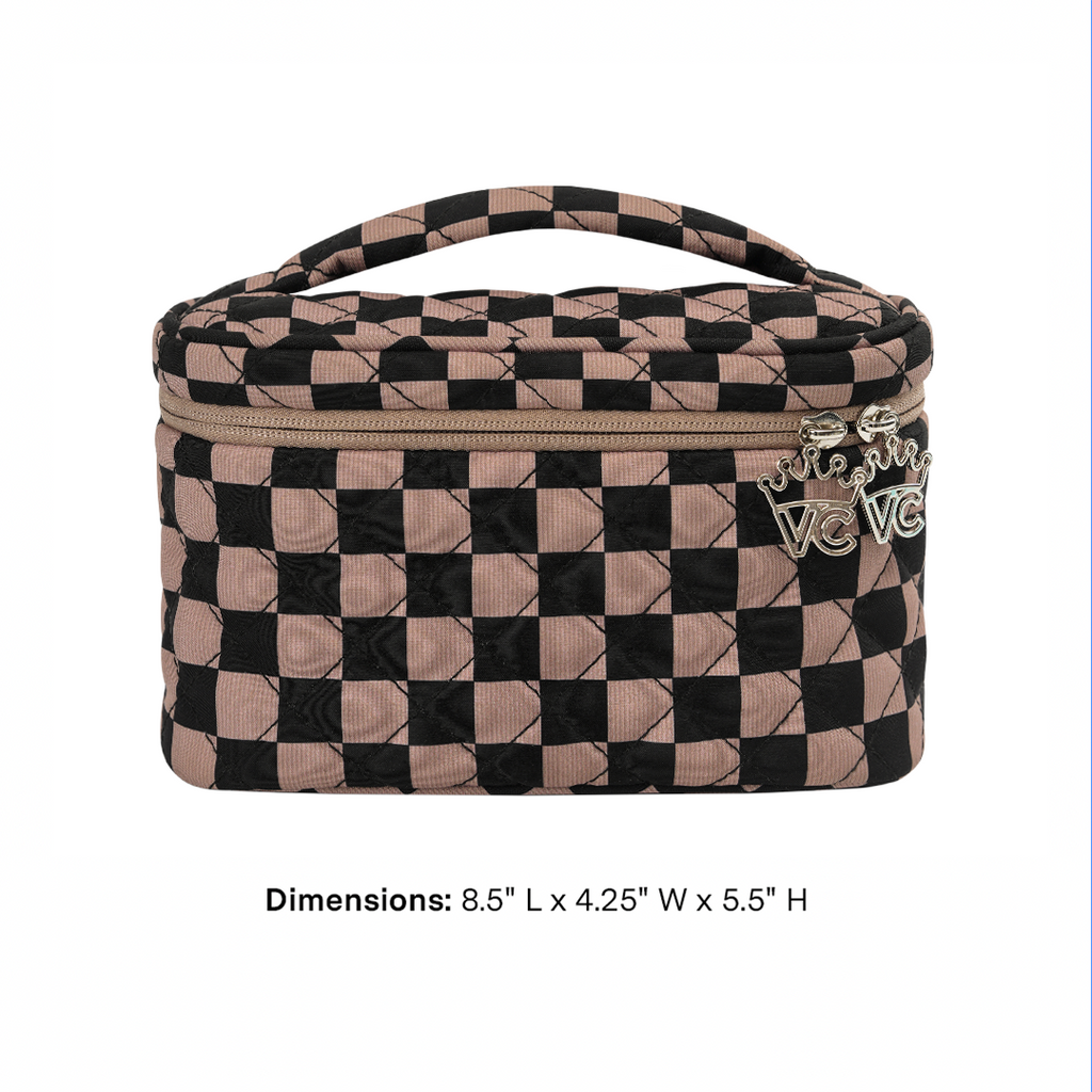 Mocha Vibe Check Vanity Bag