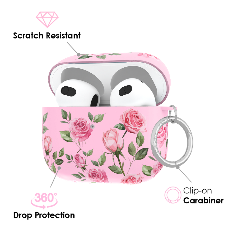 Baby Pink Roses AirPod Case