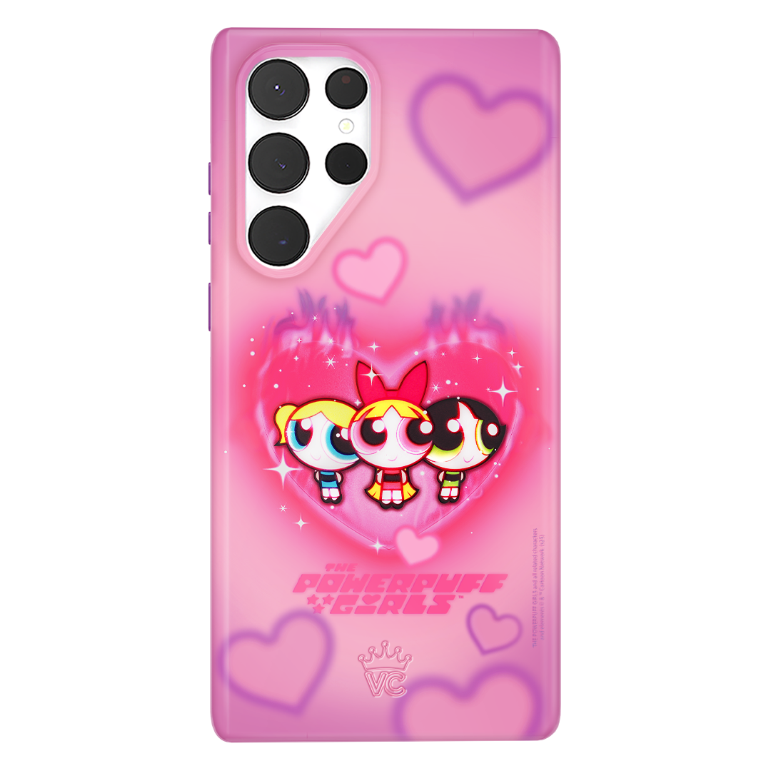 The Powerpuff Girls Airbrush Hearts Samsung Case