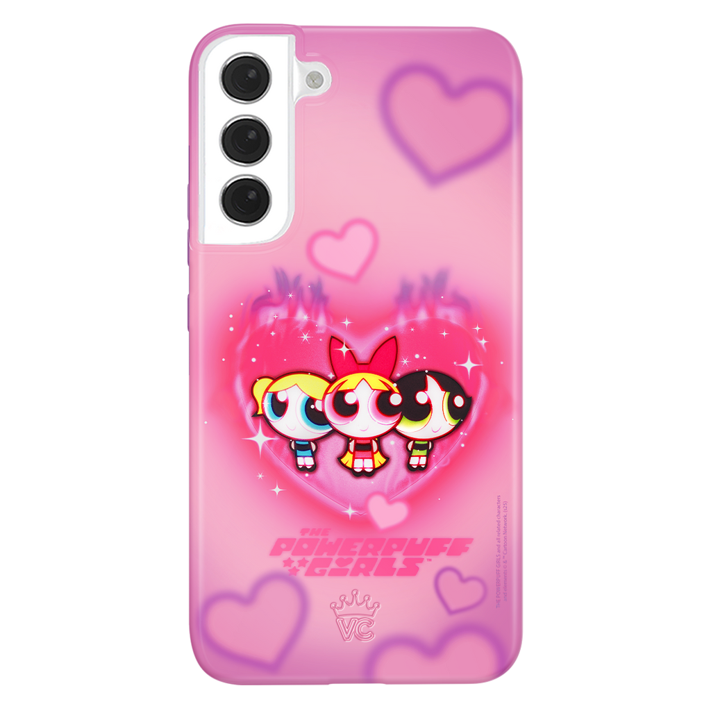 The Powerpuff Girls Airbrush Hearts Samsung Case