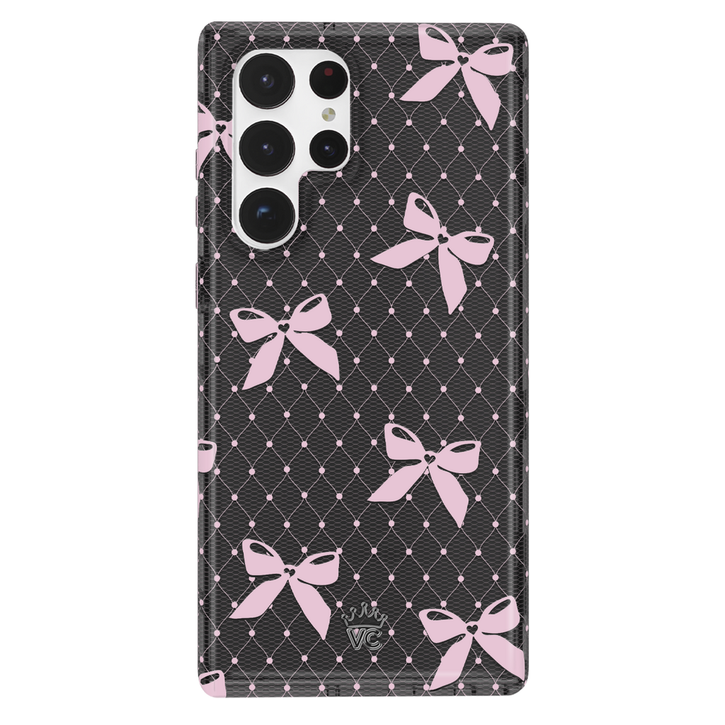 Lacy Pink Bows Samsung Case