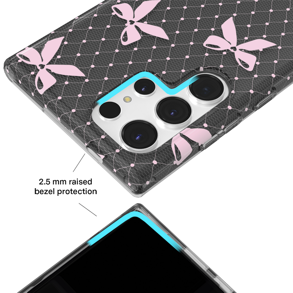 Lacy Pink Bows Samsung Case