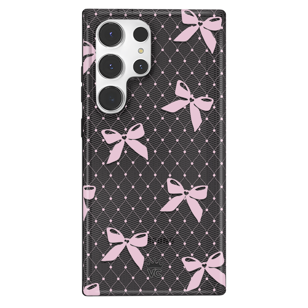 Lacy Pink Bows Samsung Case