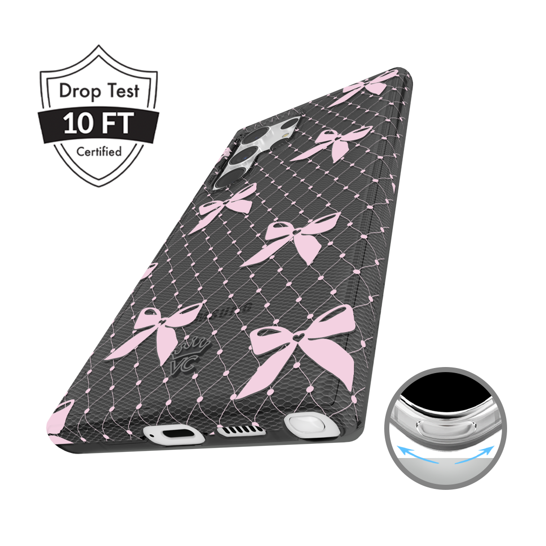Lacy Pink Bows Samsung Case
