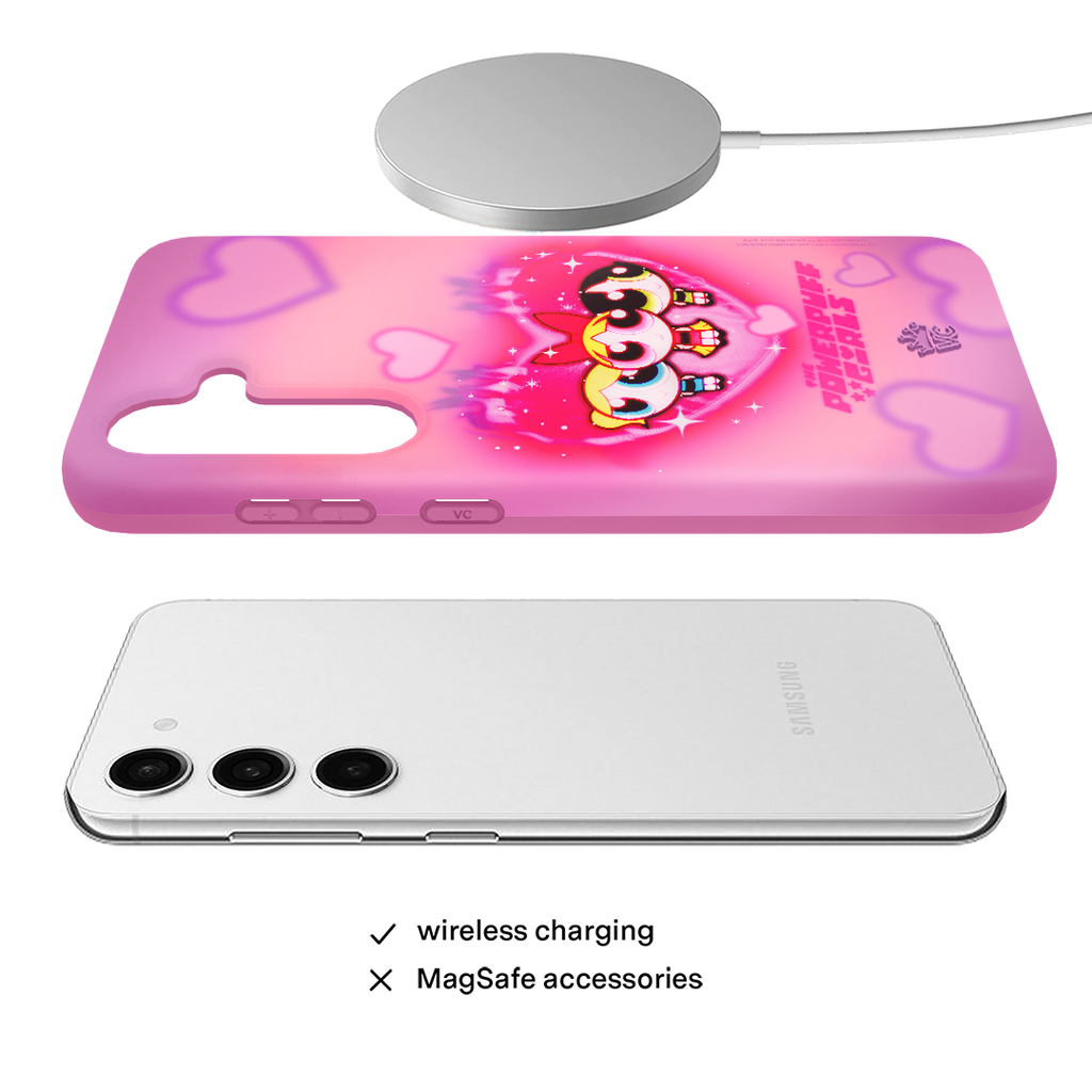 The Powerpuff Girls Airbrush Hearts Samsung Case
