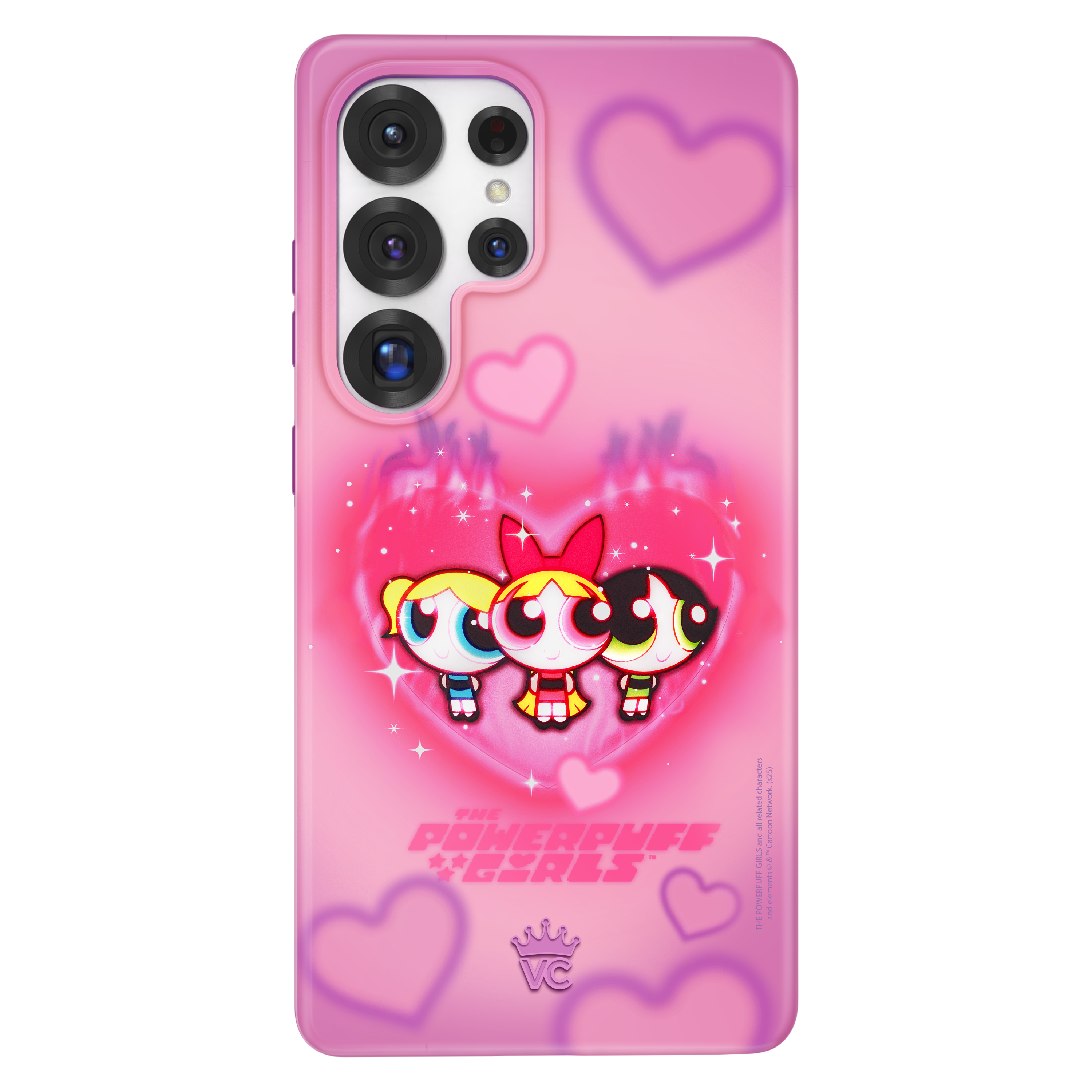 The Powerpuff Girls Airbrush Hearts Samsung Case