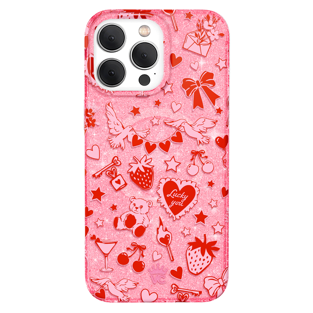 Be Mine Glitter iPhone Case